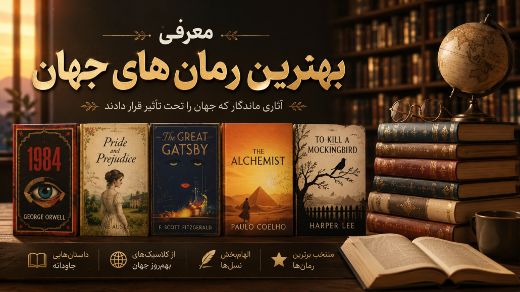 معرفی بهترین رمان های جهان ؛ 100 رمان معروف دنیا