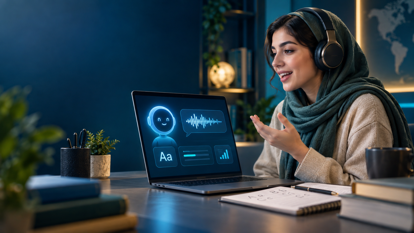 هوش مصنوعی برای یادگیری زبان انگلیسی